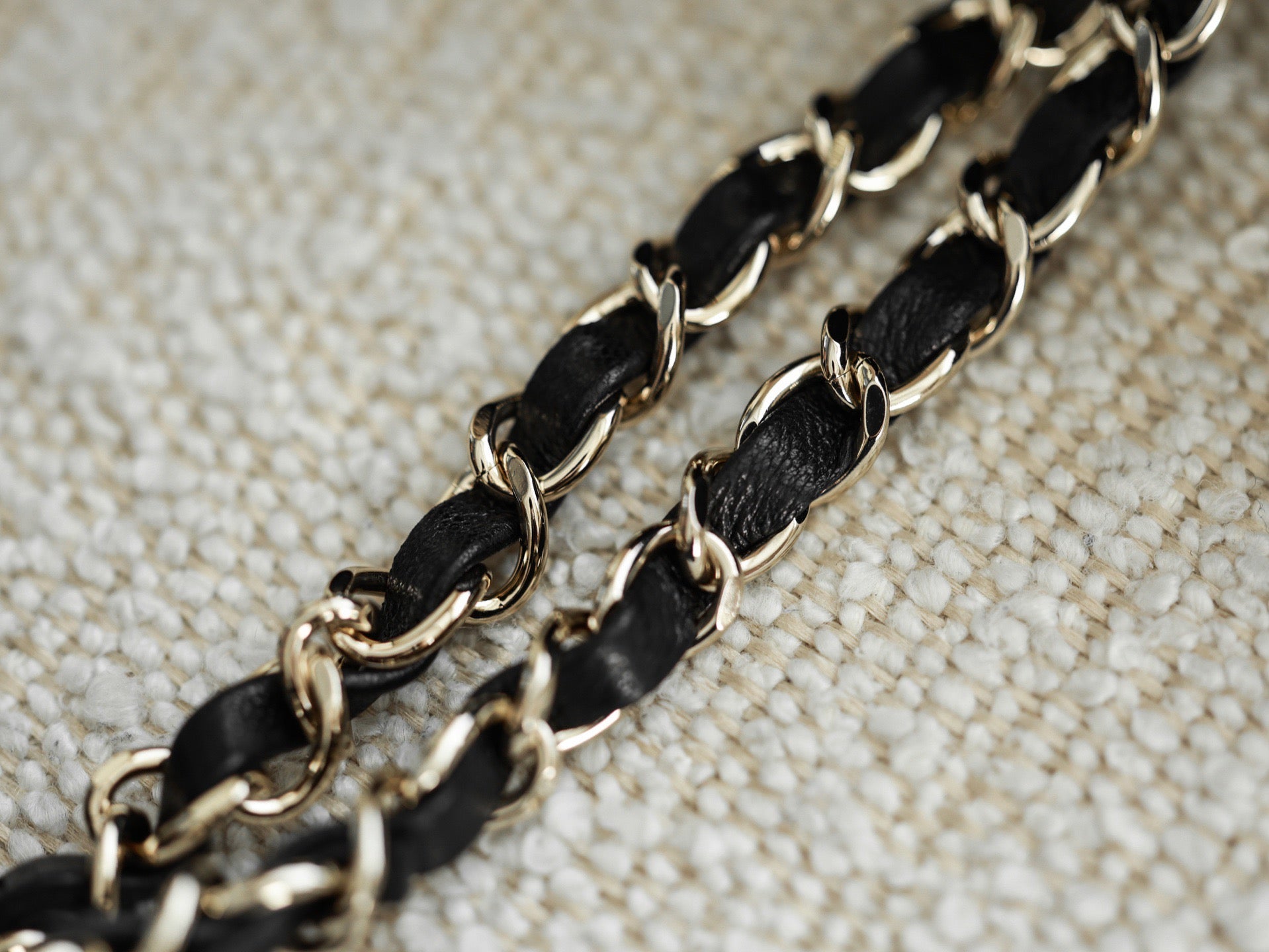 C 브레이드 라피아 쇼핑백 라지