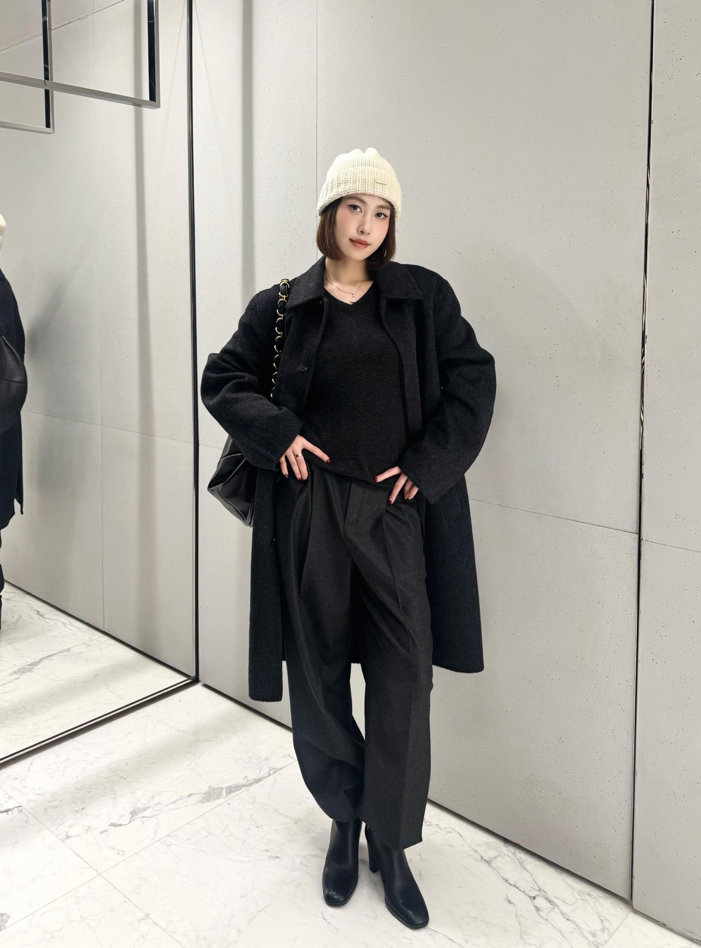 생로랑 아말리아 호보 백