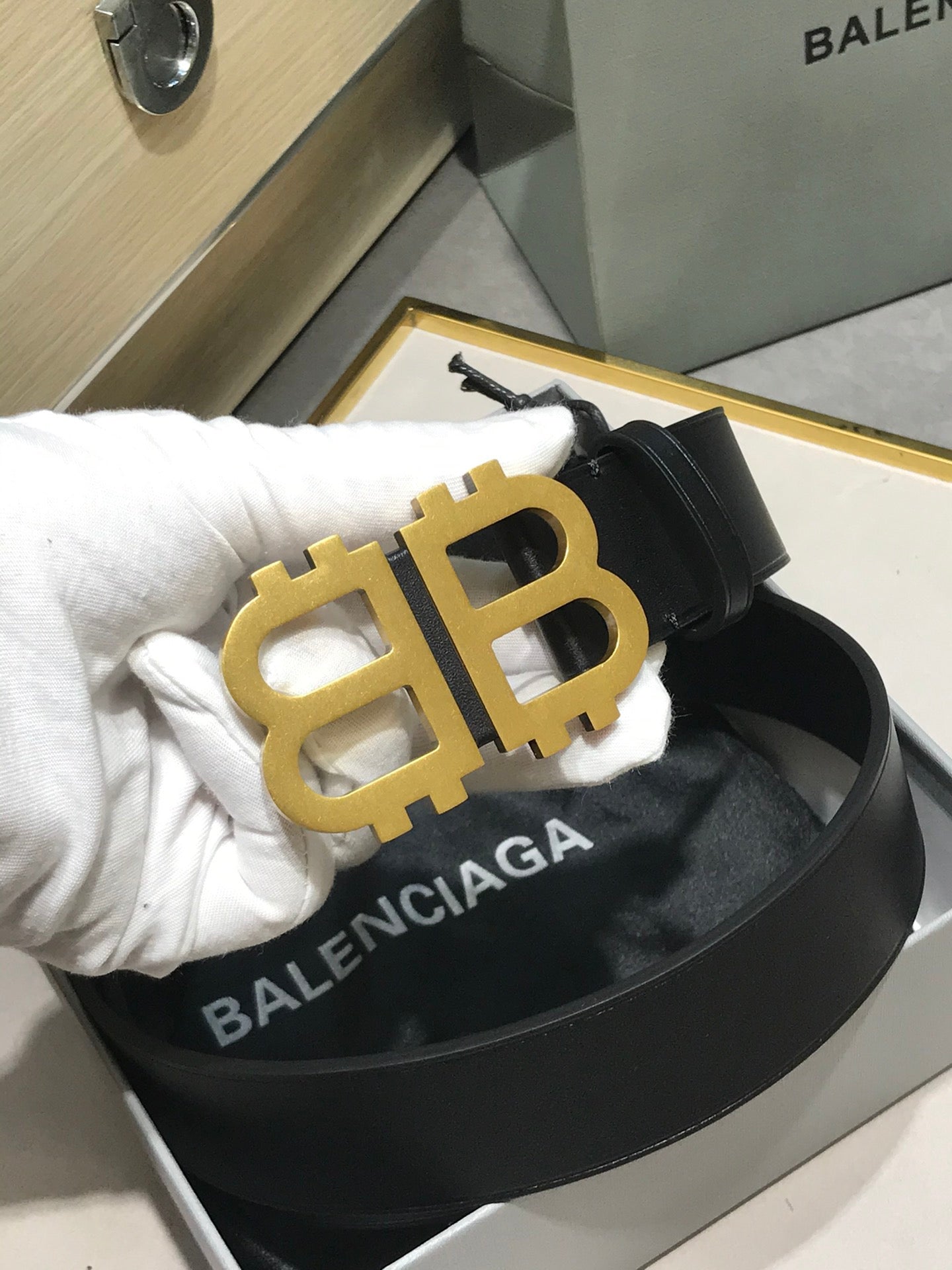 발렌시아가 남성 벨트 4