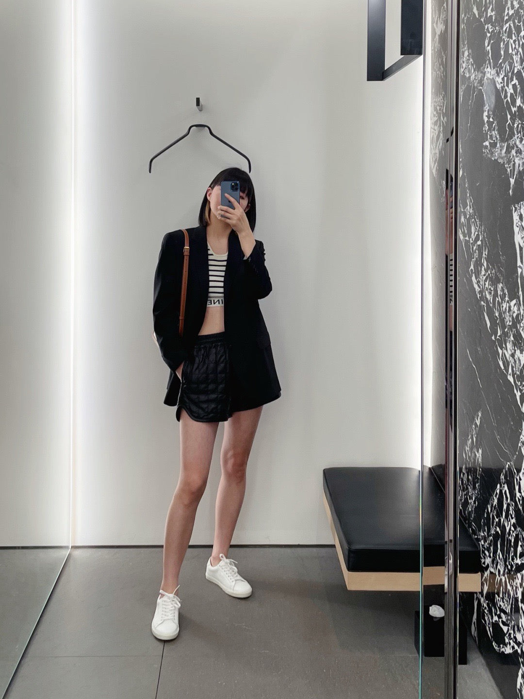 CEL 트리옹프 숄더백 캔버스 틴
