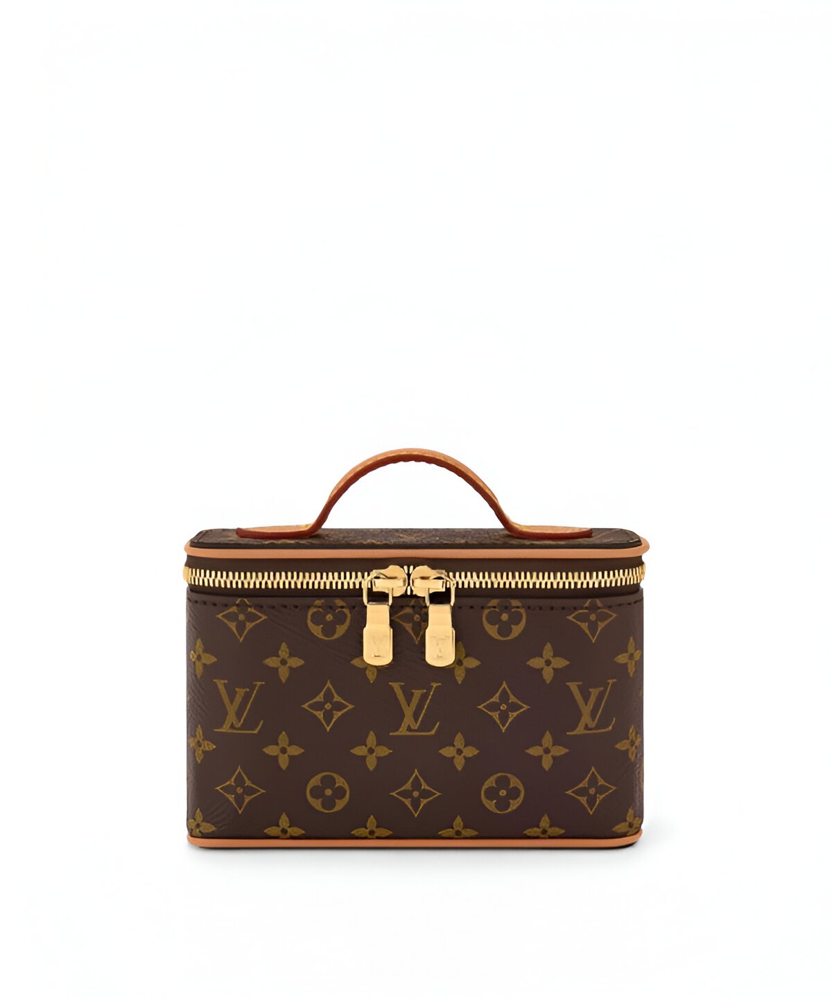 루이비통 니스 뷰티 모노그램 캔버스 가죽 트리밍 뷰티 케이스