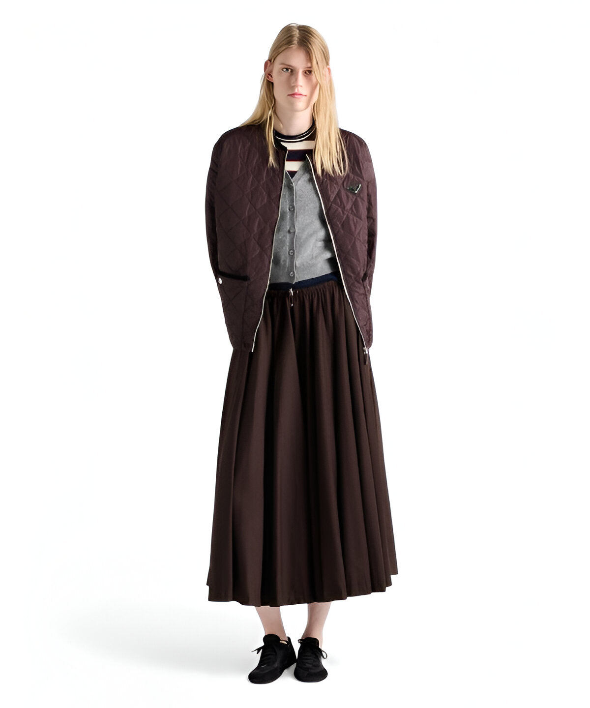 프라다 퀄팅 라이트 리나일론 자켓