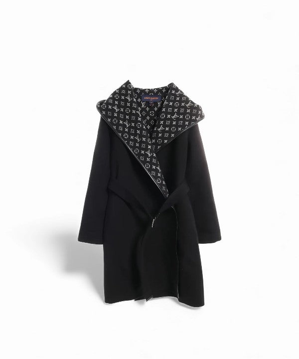 루이비통 후디드 모노그램 코트 프리미엄 아우터 디테일