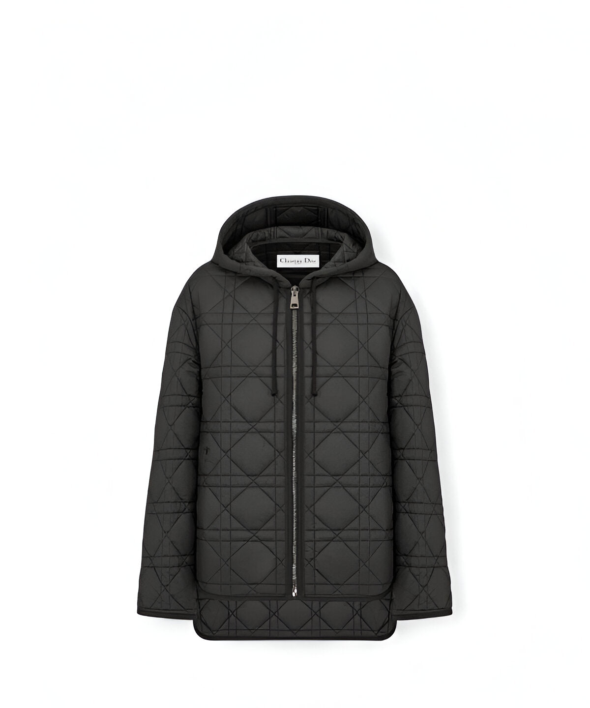 디올 매크로까나쥬 후드 피코트 퀄티드 테크니컬 태피터