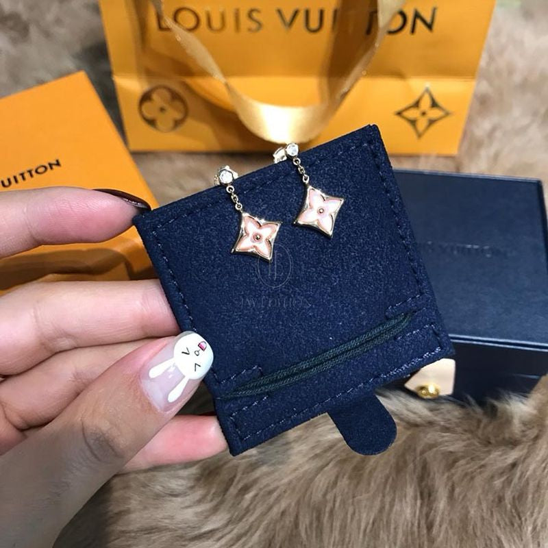 루이비통 블라썸 핑크 다이아 귀걸이