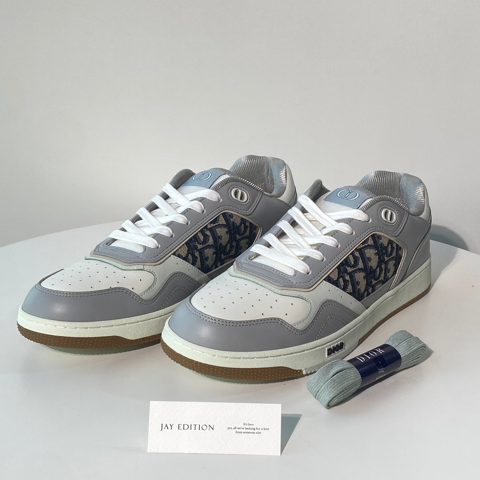 국내) 디올 B27 로우탑 스니커즈 그레이 44