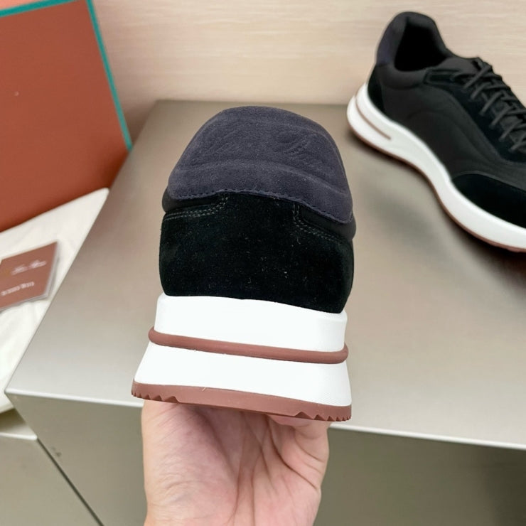 로로피아나 위크앤드 워크 패브릭 스니커즈 블랙