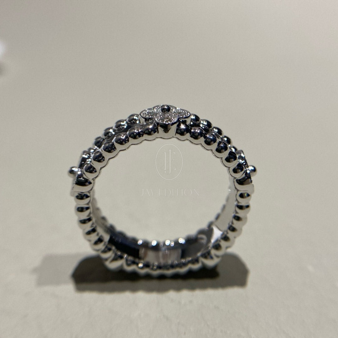 반클리프 뻬를리 클로버 스위트 링 (18K)