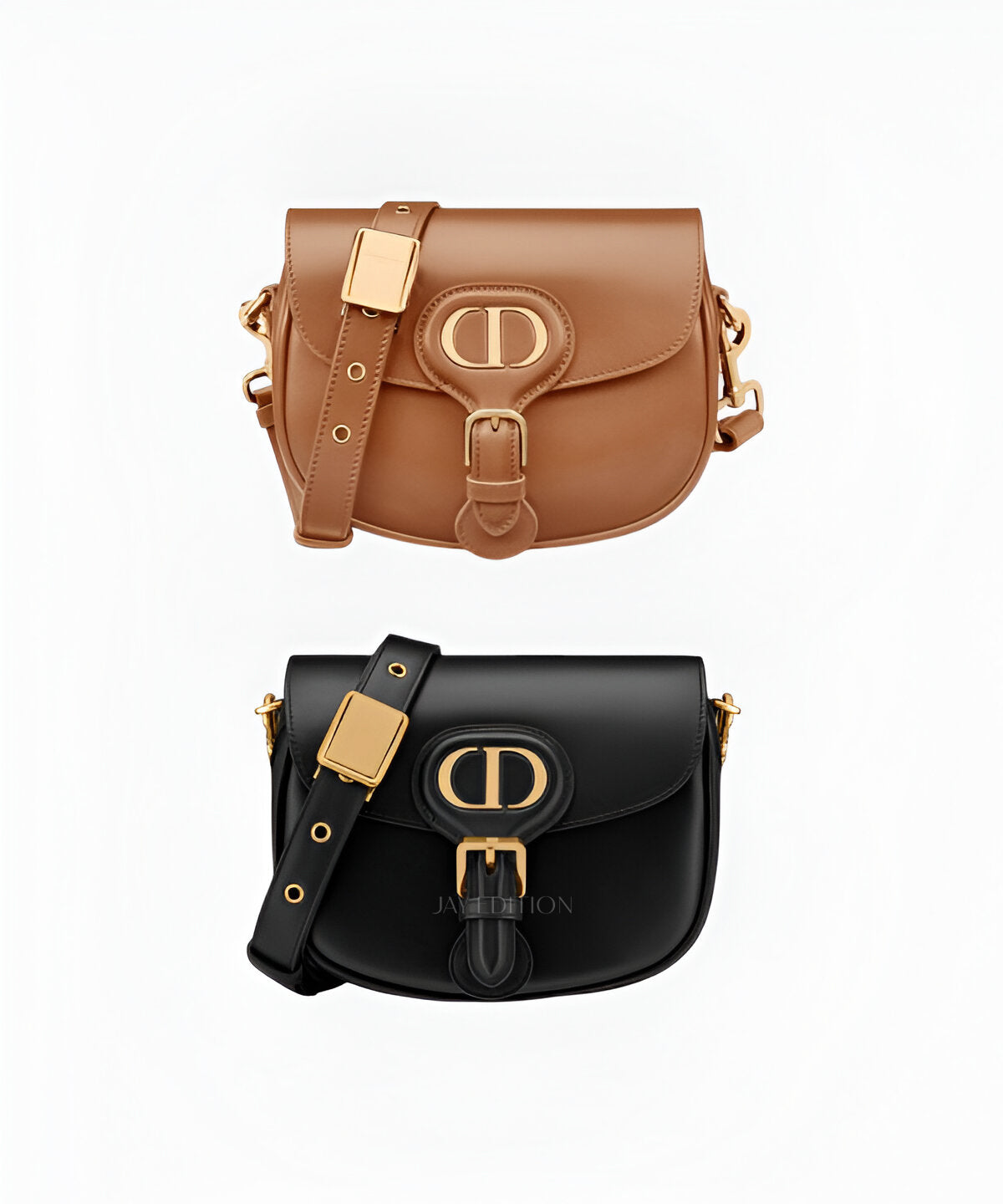 디올 바비백 레더 스몰 부드러운 송아지 가죽과 골드 하드웨어 디테일이 돋보이는 미니 숄더백