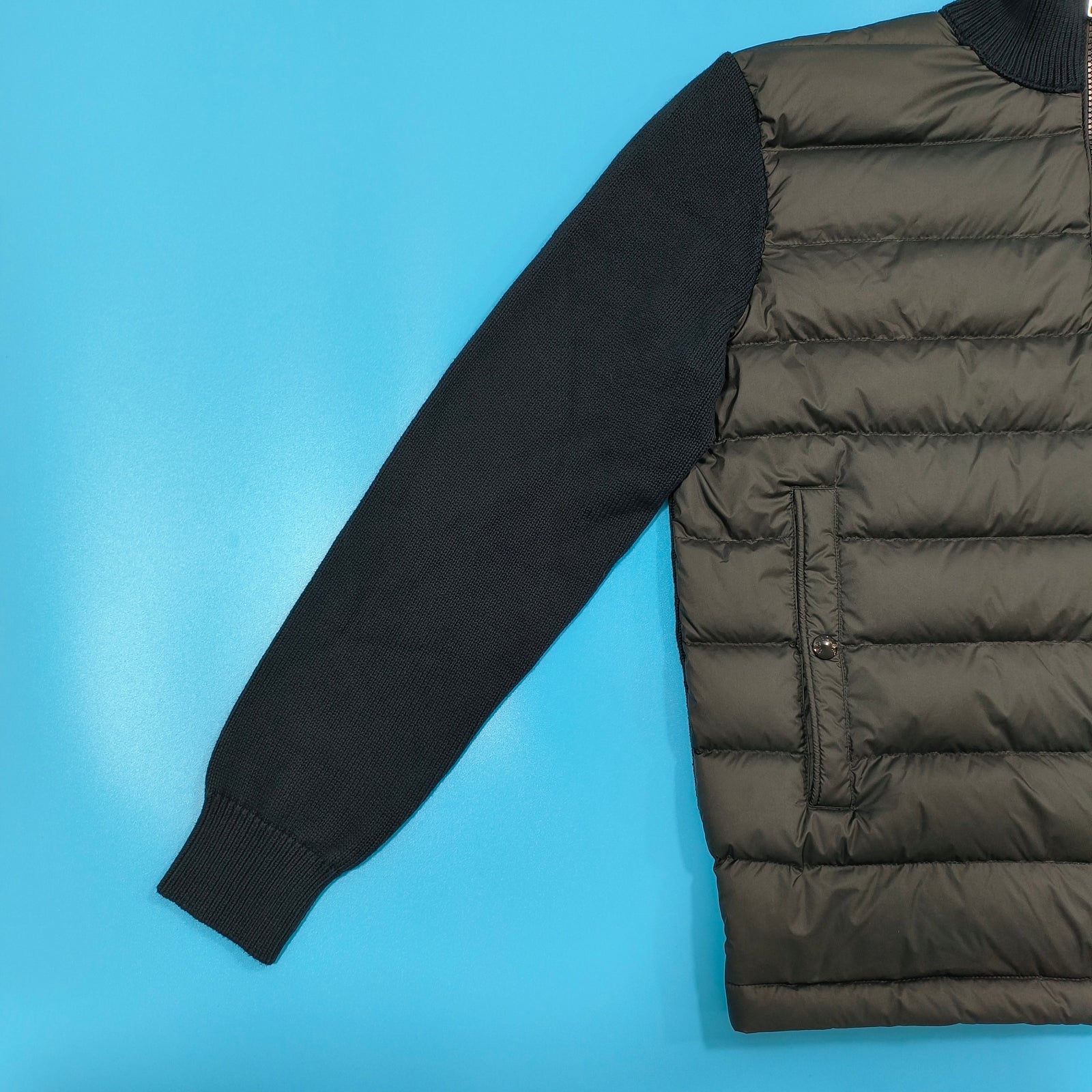 패딩 코튼 집업 카디건