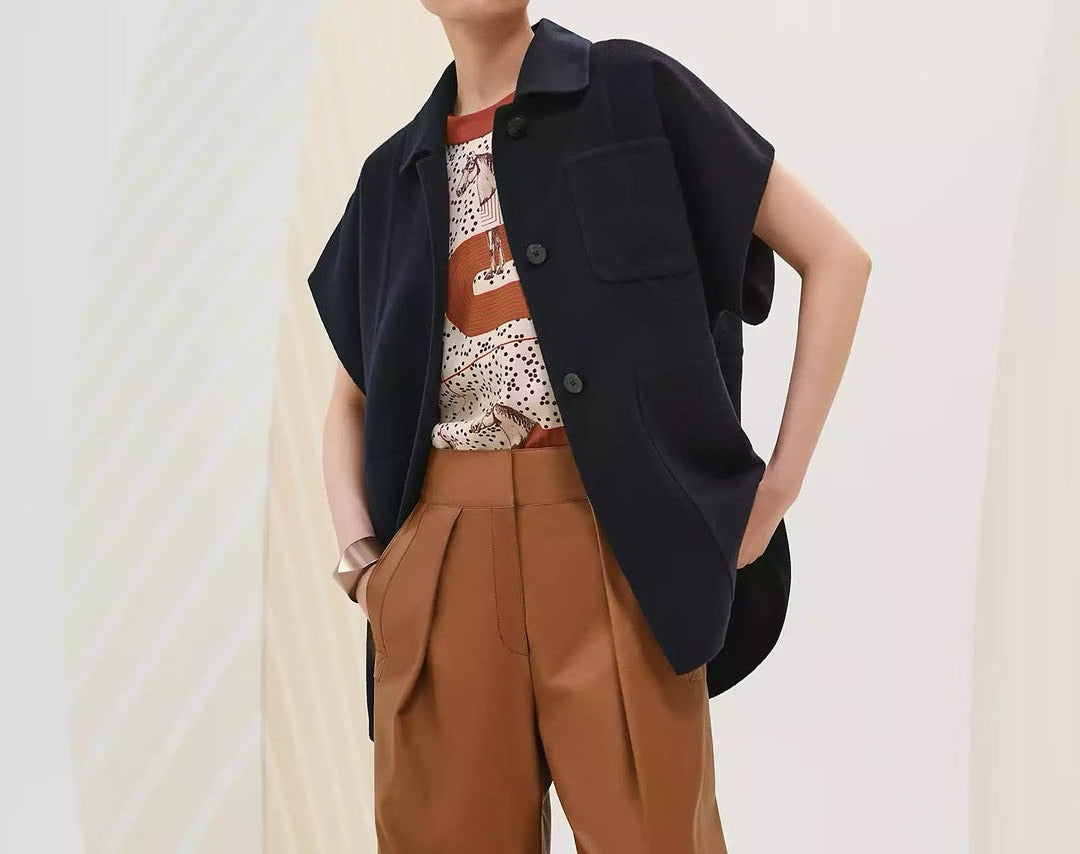 에르메스 슬리브리스 자켓