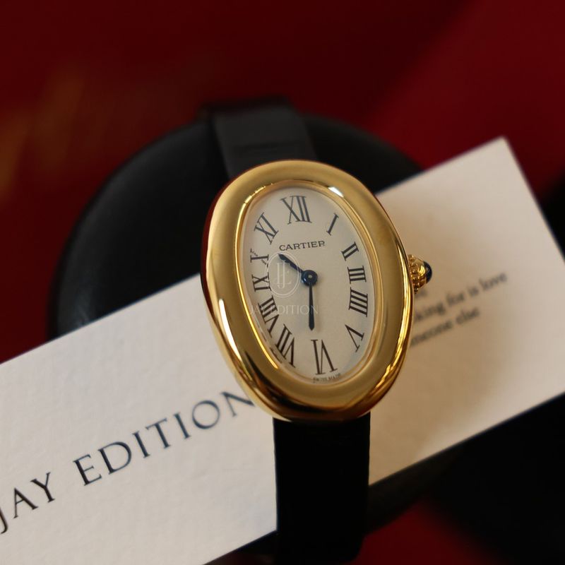 까르띠에 베누아 옐로우골드 블랙스트랩