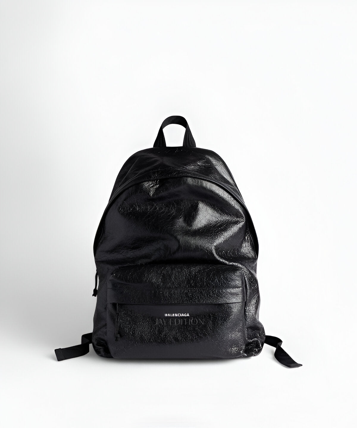 발렌시아가 익스플로러 백팩 블랙 나일론 소재 프론트 지퍼 포켓 BALENCIAGA 로고 프린트 조절 가능한 스트랩 실용적인 디자인