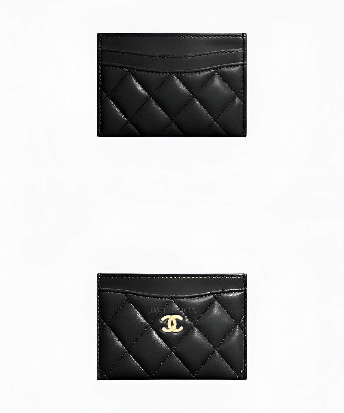 샤넬 클래식 카드홀더 퀼팅 가죽과 CC 로고가 돋보이는 슬림 디자인