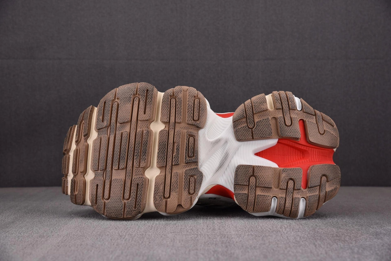 발렌시아가 카고 스니커즈 베이지 그레이 레드