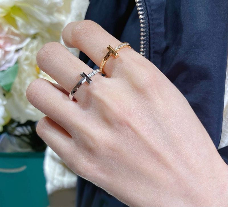 티파니 T1 파베 링