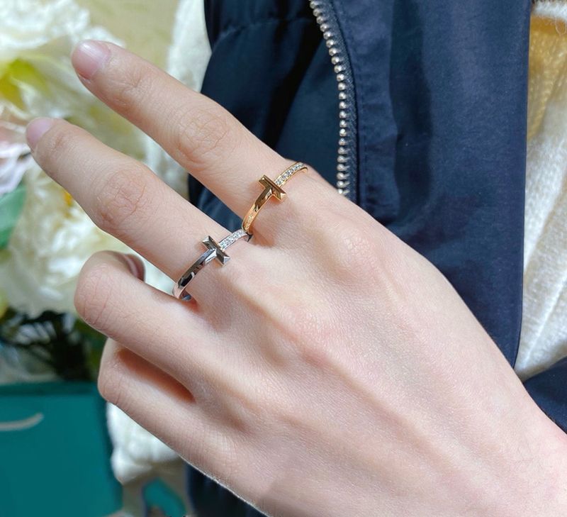 티파니 T1 파베 링