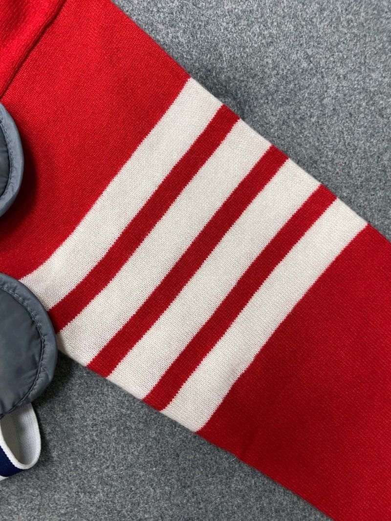 톰브라운 캐시미어 가디건 레드