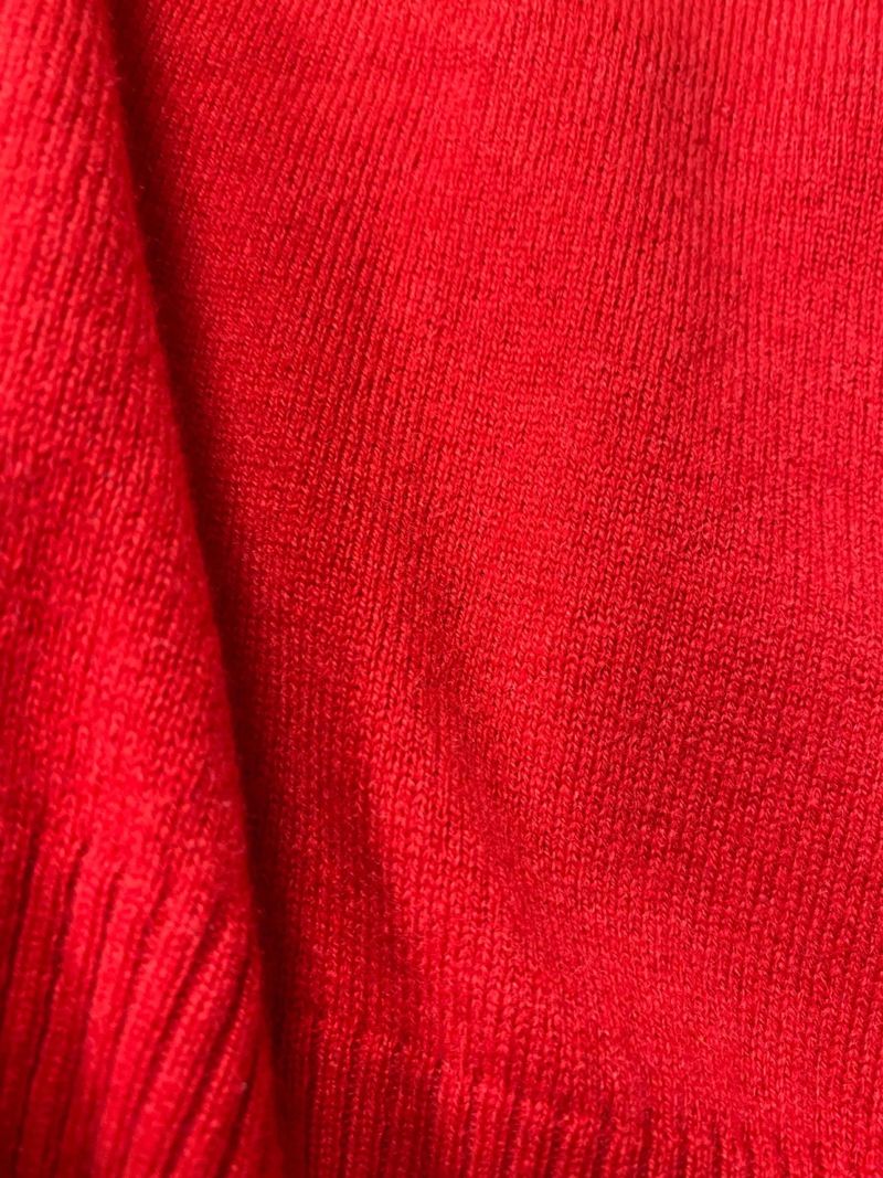 톰브라운 캐시미어 가디건 레드