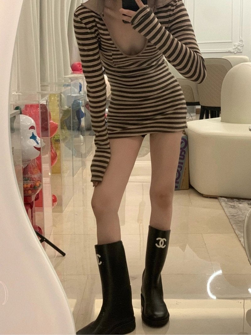 샤넬 로고 레인부츠
