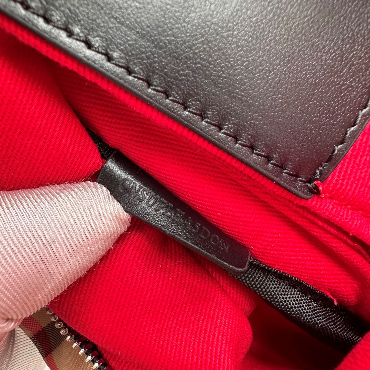 버버리 빈티지 체크 백팩