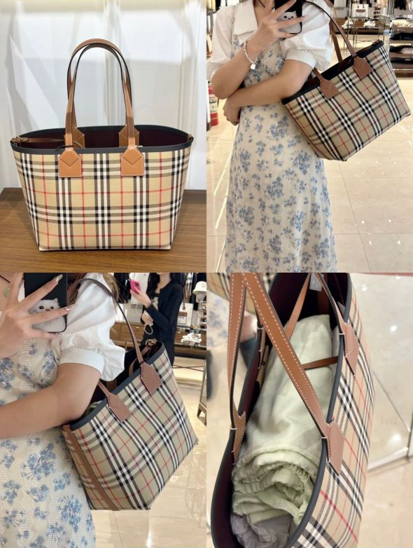 버버리 스몰 런던 토트백