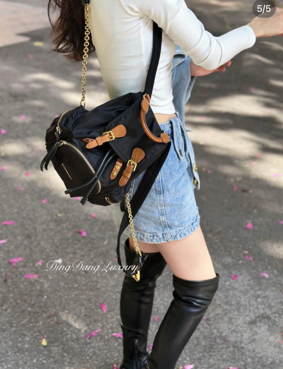 버버리 스몰 럭색 백팩