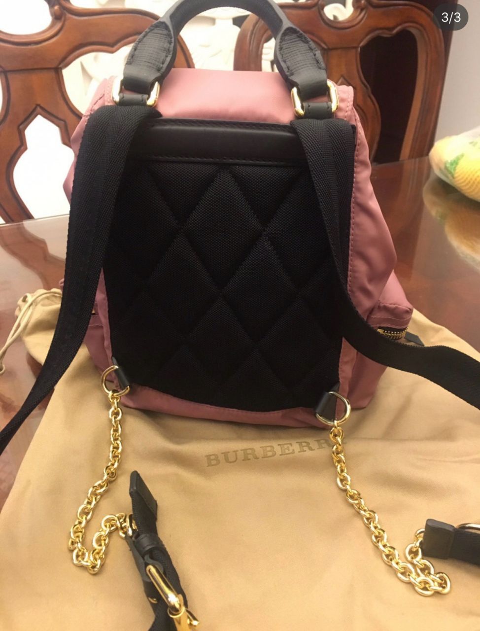 버버리 스몰 럭색 백팩