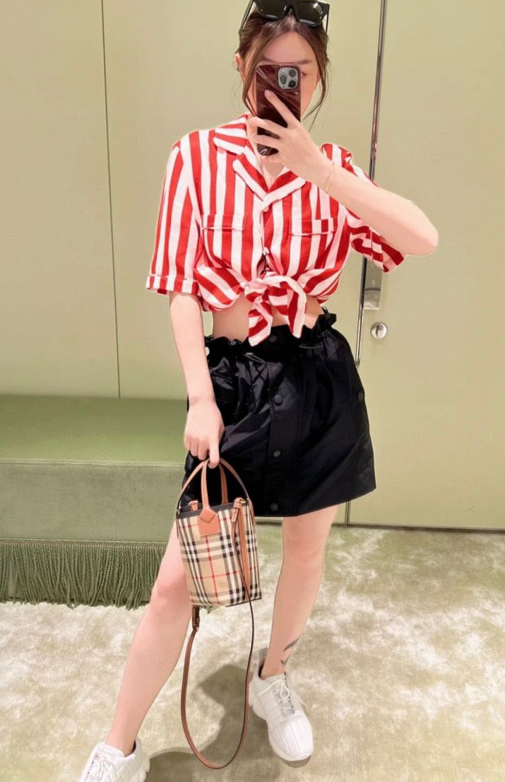 버버리 미니 런던 토트백