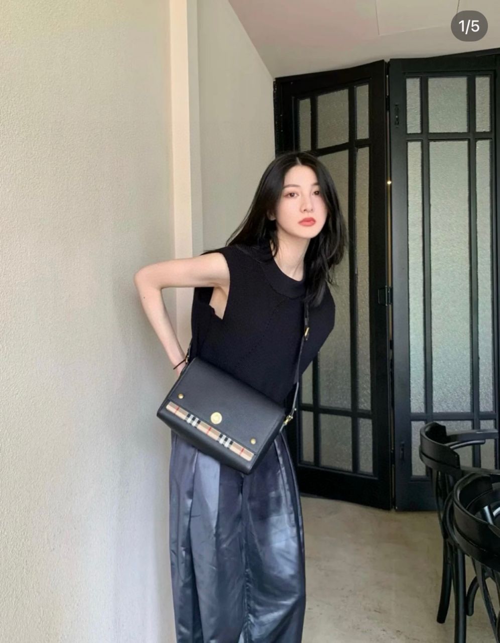 버버리 노트 크로스백