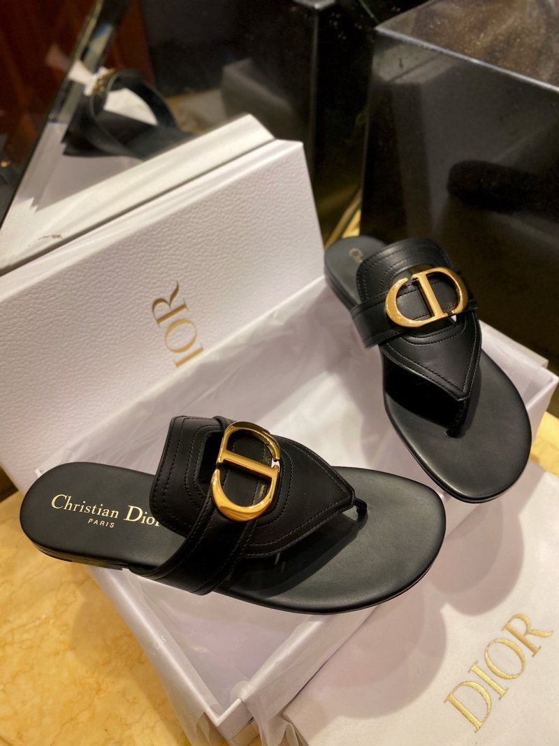 디올 30 몽테인 플립플랍 뮬 슬리퍼
