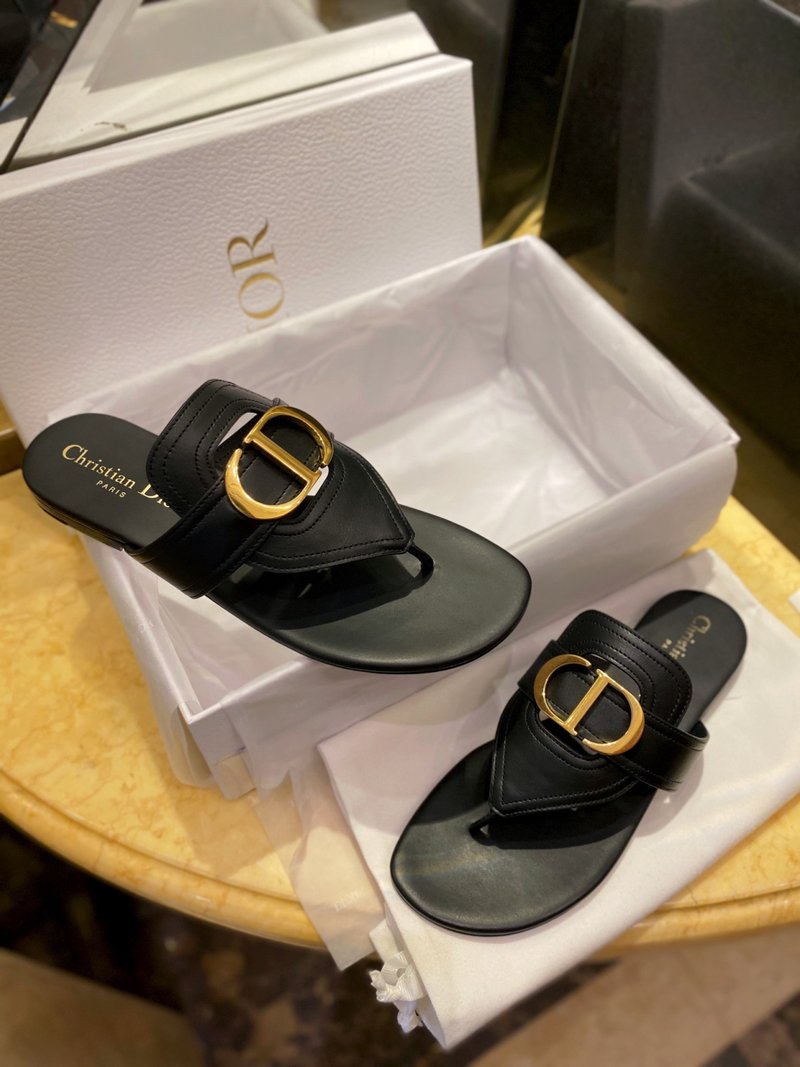 디올 30 몽테인 플립플랍 뮬 슬리퍼
