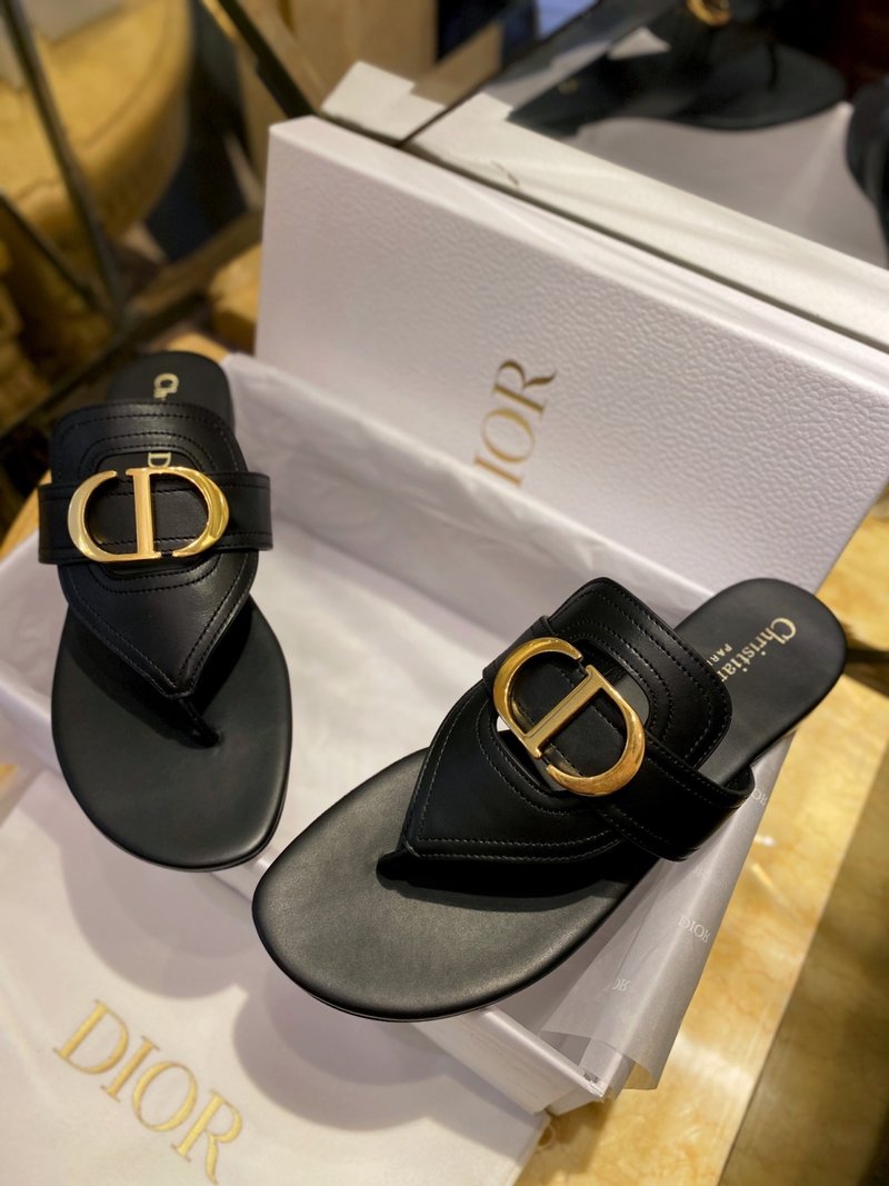 디올 30 몽테인 플립플랍 뮬 슬리퍼