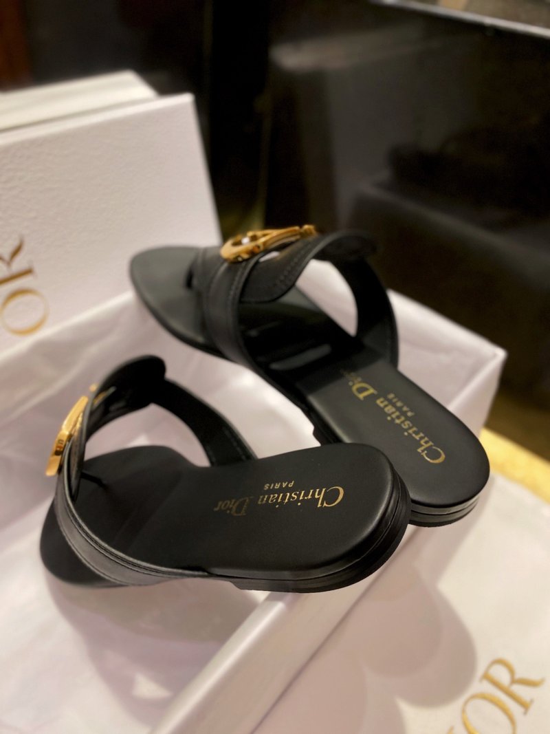 디올 30 몽테인 플립플랍 뮬 슬리퍼