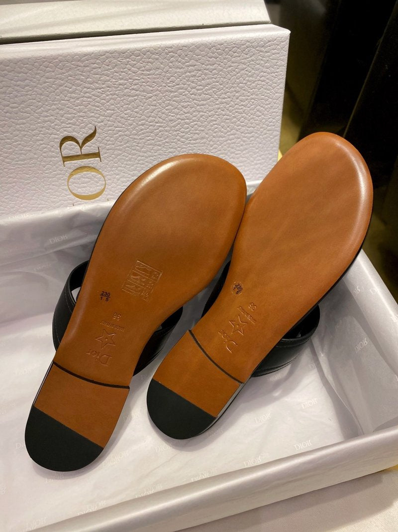 디올 30 몽테인 플립플랍 뮬 슬리퍼