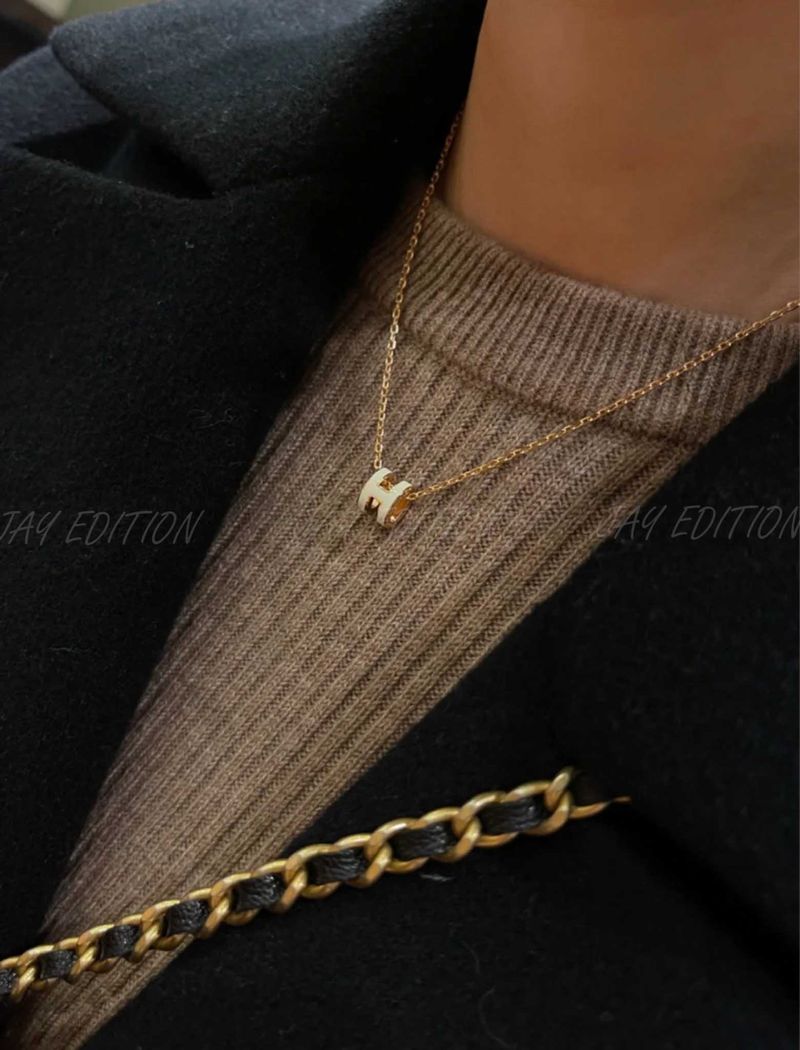 에르메스 팝아슈 목걸이 미니