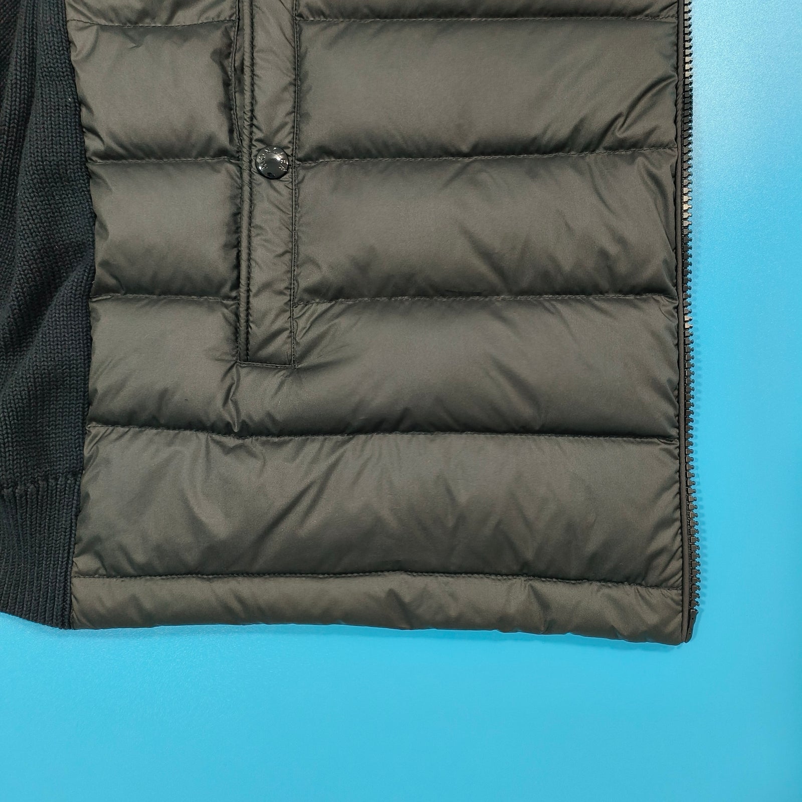 패딩 코튼 집업 카디건