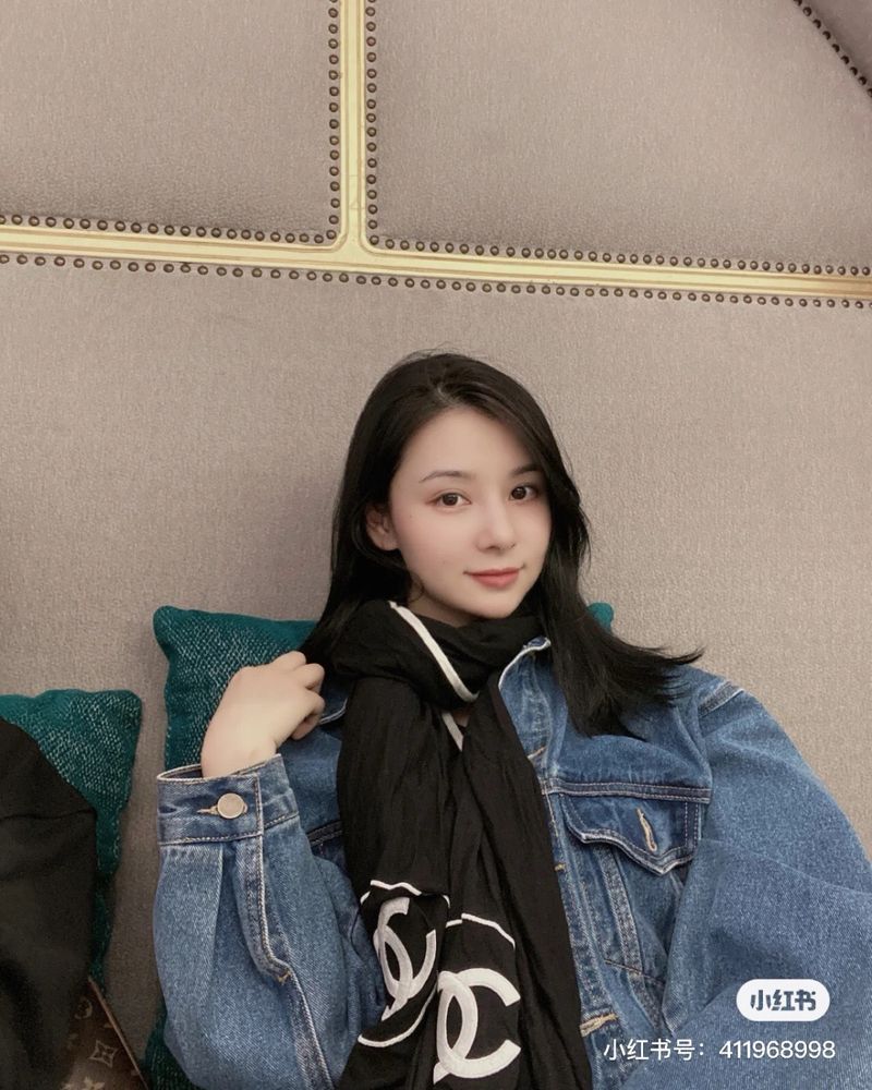 샤넬 CC 로고 캐시미어 머플러