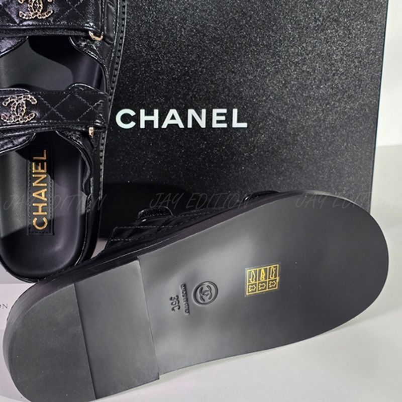 샤넬 24SS 벨크로 슬리퍼