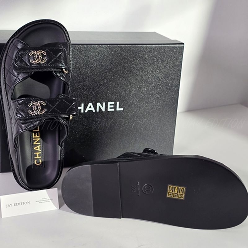 샤넬 24SS 벨크로 슬리퍼