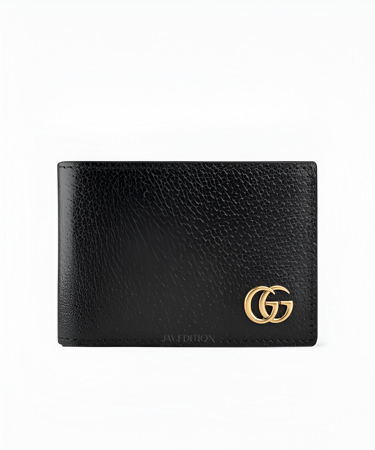 구찌 마몬트 남성 반지갑 부드러운 가죽 GG 로고 절제된 디자인 남성용 접이식 지갑