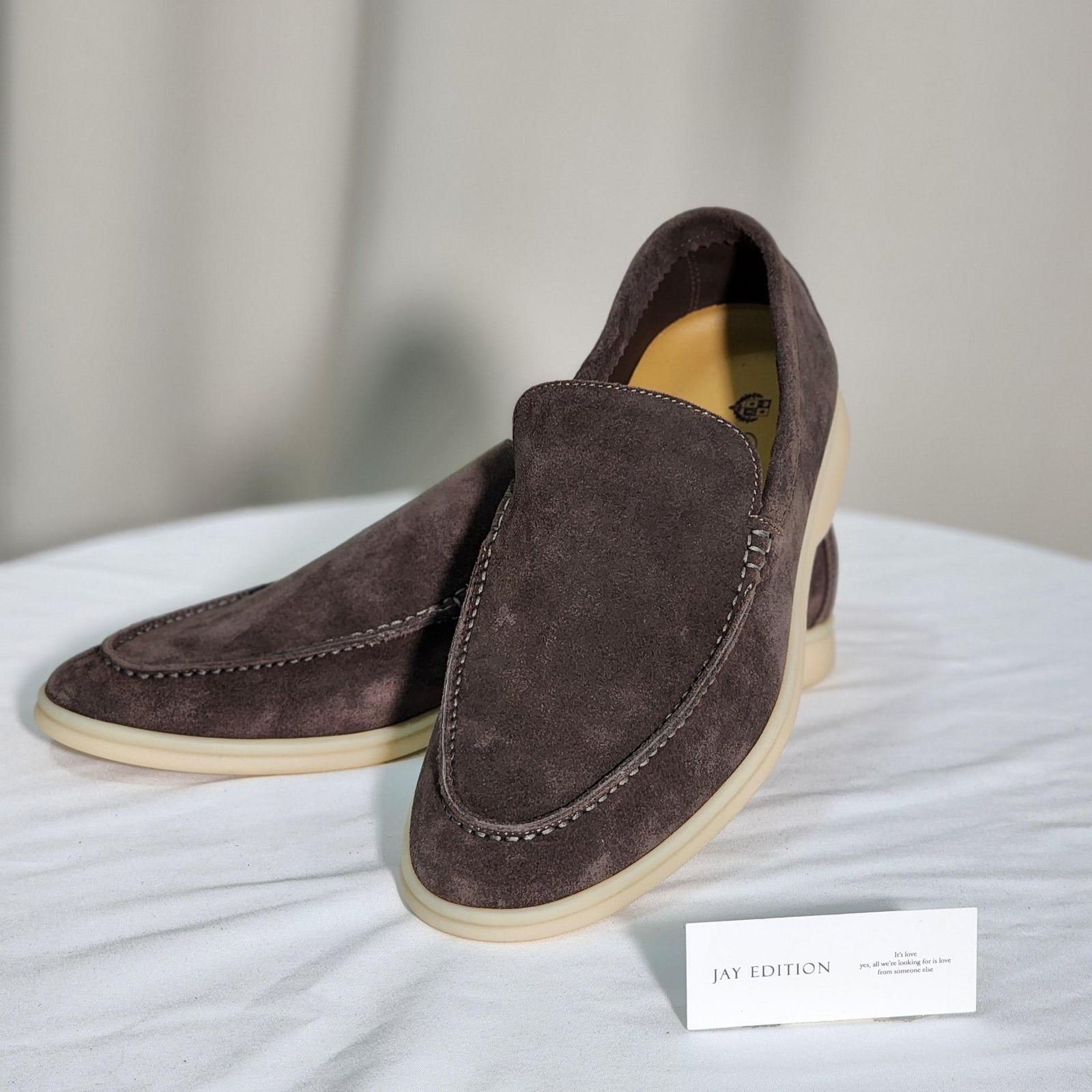 국내) 로로피아나 썸머워크 남성용 로퍼 / 모카브라운 42 (박스x)