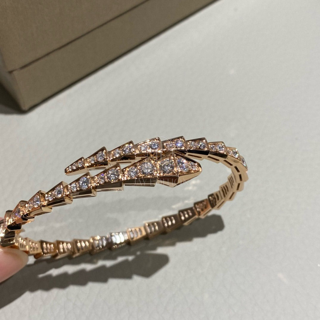 불가리 세르펜티 바이퍼 1코일 브레이슬릿 풀파베 (18K)
