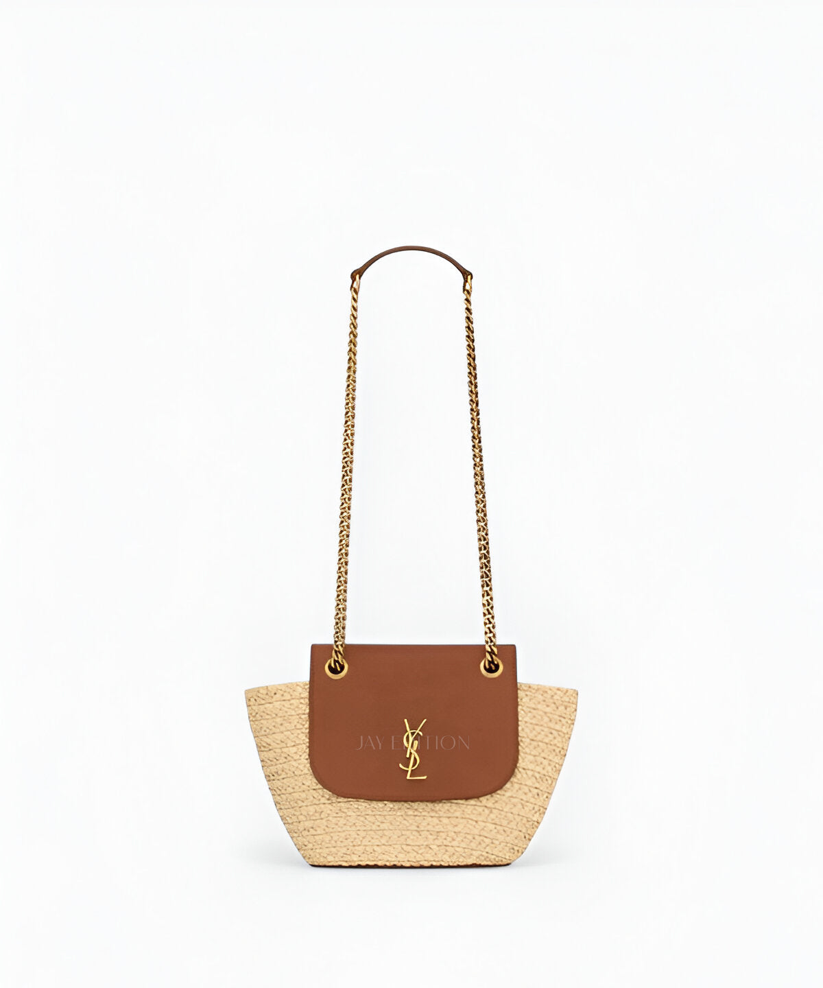 생로랑 마농 미니백 블랙 카프스킨 슬림한 플랩 디자인 YSL 로고 메탈 디테일 체인 스트랩 컴팩트한 크로스바디 스타일