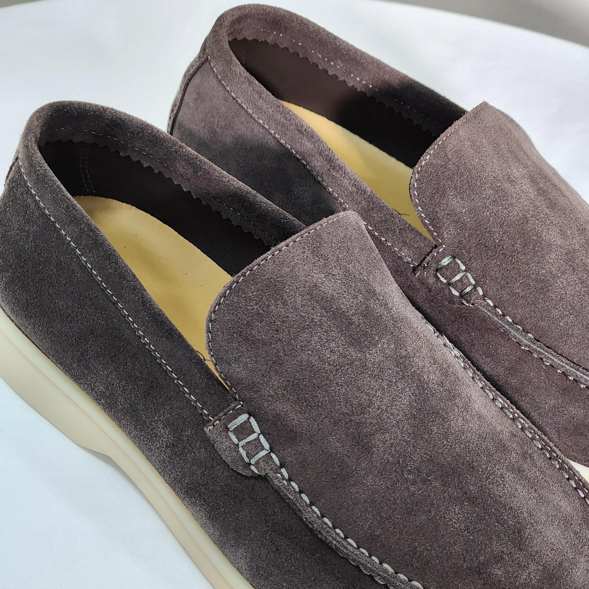 국내) 로로피아나 썸머워크 남성용 로퍼 / 모카브라운 42 (박스x)