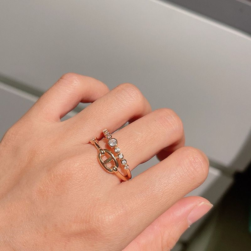 에르메스 Chaine d'ancre Chaos Fancy 링