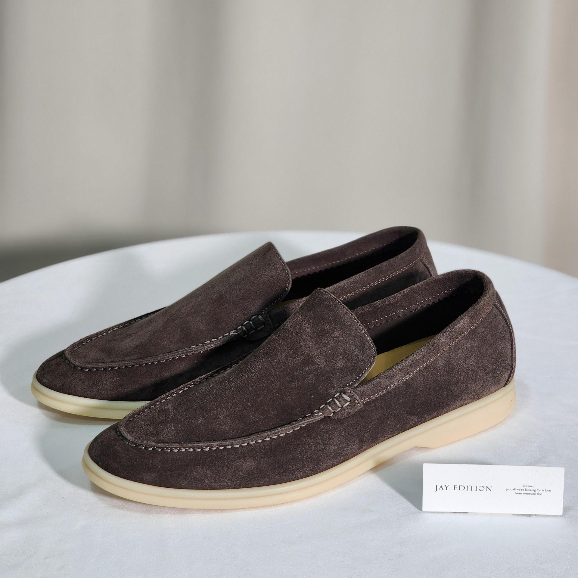 국내) 로로피아나 썸머워크 남성용 로퍼 / 모카브라운 42 (박스x)