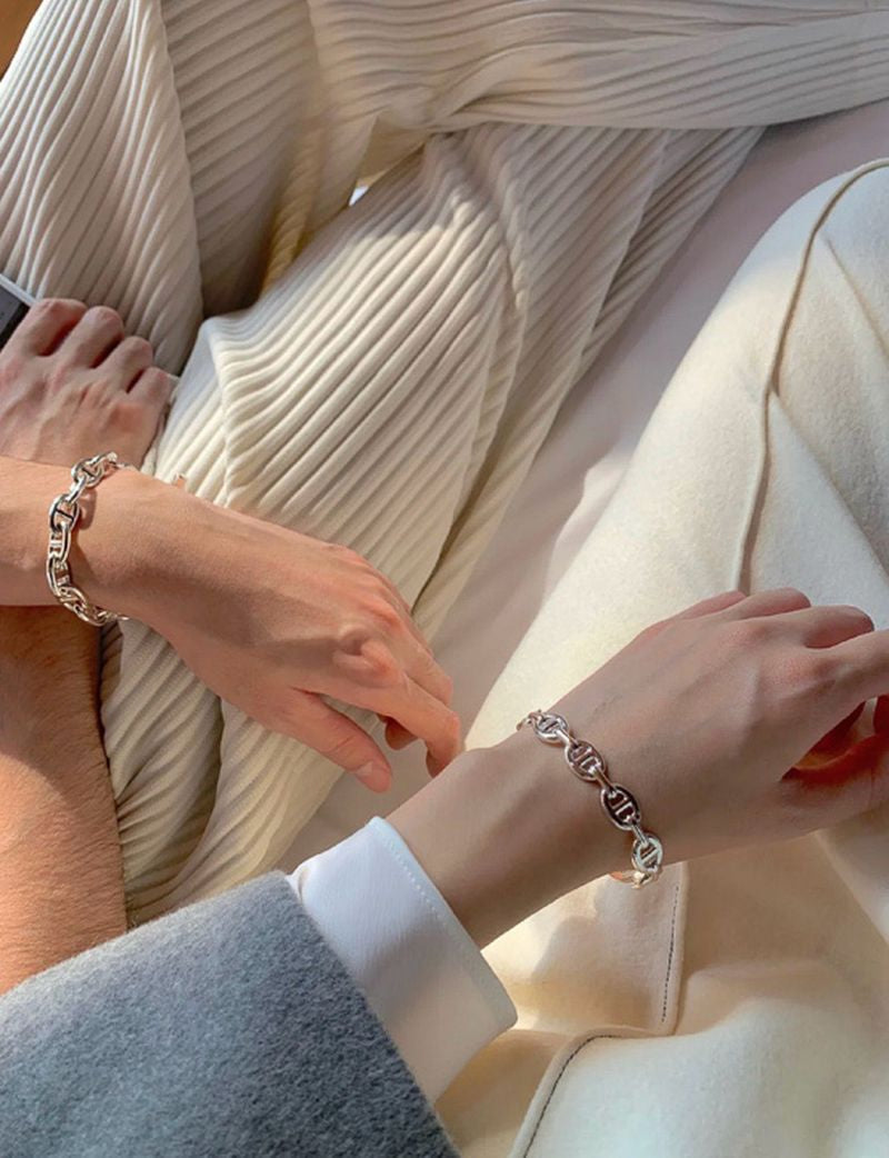에르메스 Medium Chaine D'Ancre Bracelet