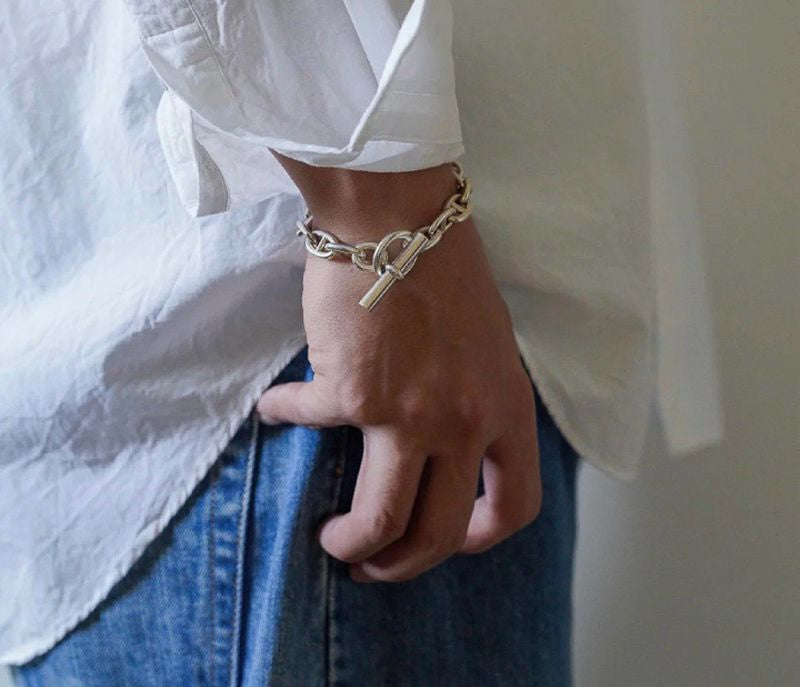에르메스 Medium Chaine D'Ancre Bracelet