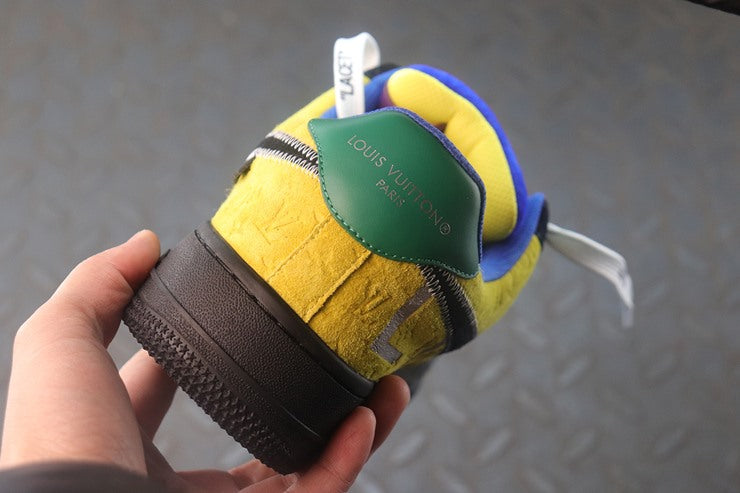 루이비통 x 나이키 에어포스1 버질아블로 멧 실버 블랙